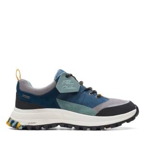 Clarks ATL Trek Path GORE-TEX Superge Ženske Bele Temno Modre | CLK735SGM