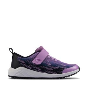 Clarks Aeon Pace Youth Superge Fantje Vijolične | CLK267KIE