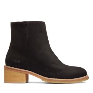 Clarks Amara Crepe Škornji S Peto Ženske Črne | CLK968UDN