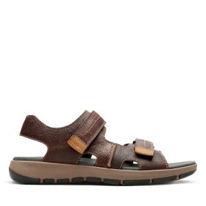 Clarks Brixby Shore Sandale Moški Temno Rjave | CLK476BJP