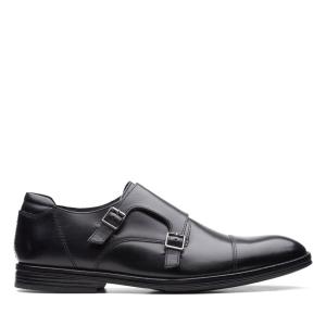 Clarks Citi Stride Monk Črne Čevlji Moški Črne | CLK742FSE