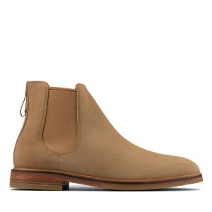 Clarks Clarkdale Gobi Čevlji Chelsea Moški Temno Rjave | CLK048LOI