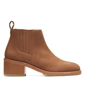 Clarks Cologne Top Škornji S Peto Ženske Svetlo Rjave | CLK496NRI