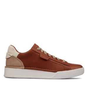 Clarks Craft Cup Lace Ravni Čevlji Ženske Temno Rjave | CLK126LBU