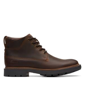 Clarks Craftdale 2 Mid Gležnarji Moški Temno Rjave | CLK382PZW