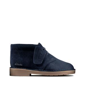 Clarks Desert Boot 2 Kid Originals Škornji Fantje Temno Modre | CLK093FHB