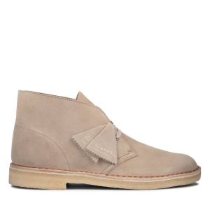 Clarks Desert Boot Classic Desert Gležnarji Moški Sand Suede | CLK934WJD