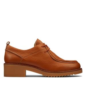 Clarks Eden Mid Lace Ravni Čevlji Ženske Temno Rjave | CLK640MFZ