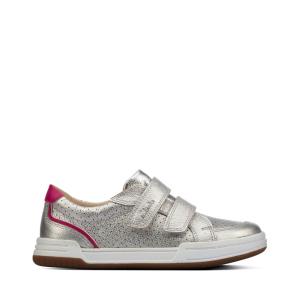 Clarks Fawn Solo Kid Superge Dekleta Metal | CLK194OAP