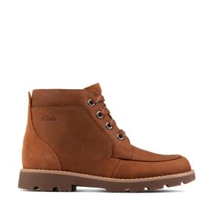 Clarks Heath Lace Youth Originals Škornji Fantje Rjave | CLK348YVI