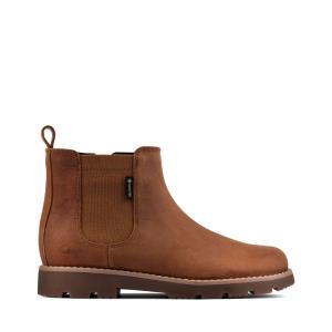 Clarks Heath Sea GORE-TEX Kid Originals Škornji Fantje Rjave | CLK653FAY