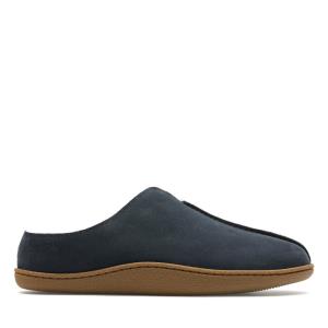 Clarks Home Mule Copati Moški Temno Modre | CLK317ZQN