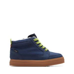 Clarks Nova Rain Kid Originals Škornji Fantje Temno Modre | CLK827REK