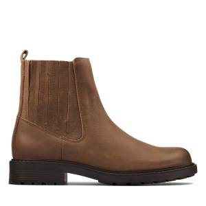 Clarks Orinoco2 Mid Gležnarji Ženske Rjave | CLK398XFZ