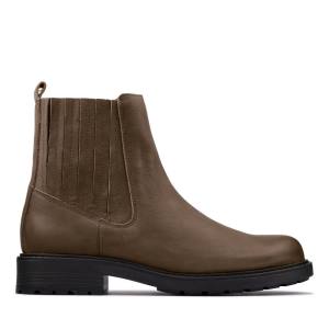 Clarks Orinoco2 Mid Gležnarji Ženske Temno Olivno Zelene | CLK698BAM