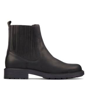 Clarks Orinoco2 Mid Gležnarji Ženske Črne | CLK480OBY