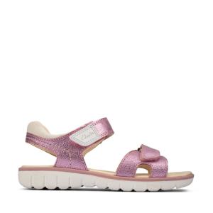 Clarks Roam Surf Youth Sandale Dekleta Svetlo Roza | CLK391QZA