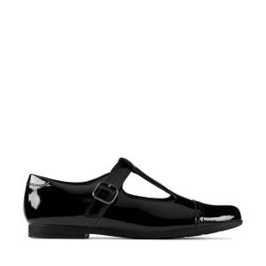 Clarks Scala Hope Youth Modne Superge Dekleta Črne | CLK752TAL