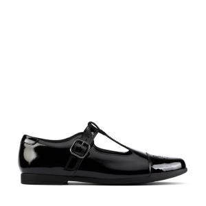 Clarks Scala Spirit Youth Modne Superge Dekleta Črne | CLK871SBM