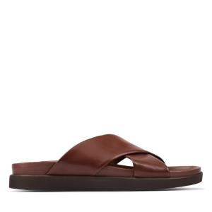 Clarks Sunder Cross Sandale Moški Rjave | CLK378UQS