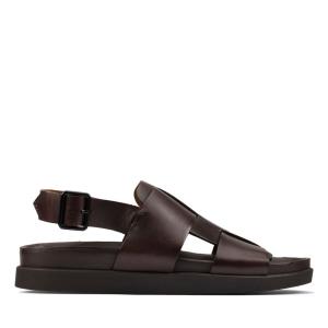 Clarks Sunder Strap Sandale Moški Temno Rjave | CLK582VBX