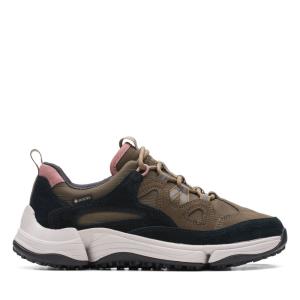 Clarks Tri Path SprtGTX Superge Ženske Temno Olivno Zelene | CLK438IWA