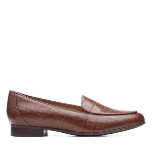 Clarks Un Blush Ease Mokasini Ženske Temno Rjave | CLK603RBC