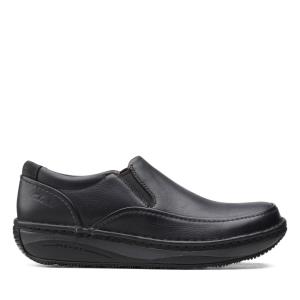 Clarks Un Soul Step Črne Čevlji Moški Črne | CLK382RXS