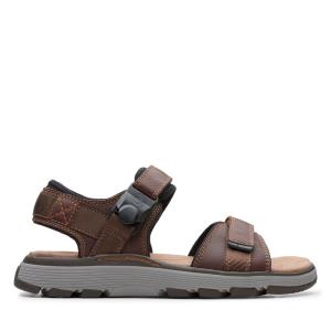 Clarks Un Trek Part Sandale Moški Temno Rjave | CLK102LIR