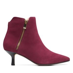 Clarks Violet55 Zip Gležnarji Ženske Roza | CLK754QOV