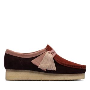 Clarks Wallabee Ravni Čevlji Ženske Roza | CLK614ZXM