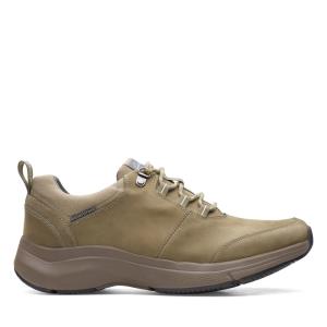 Clarks Wave2.0 Tie Superge Moški Olivno Zelene | CLK185ACI