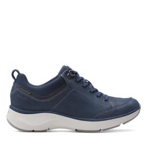 Clarks Wave 2.0 Lace. Superge Ženske Temno Modre | CLK692CHX