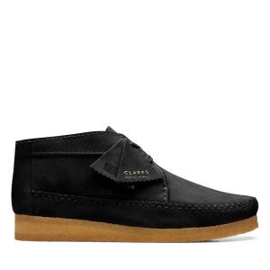 Clarks Weaver Gležnarji Moški Črne | CLK632LWS