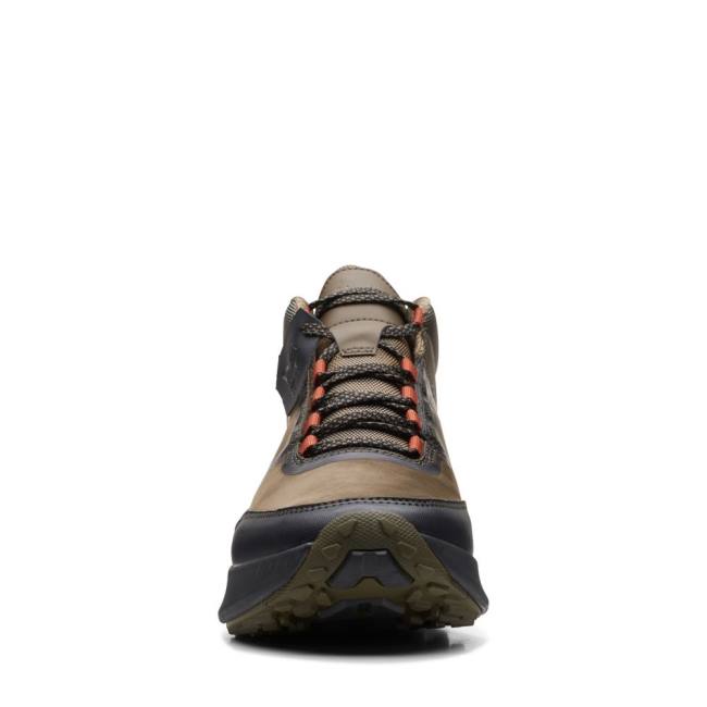 Clarks ATL Trail Up Waterproof Superge Moški Temno Olivno Zelene | CLK163UJP