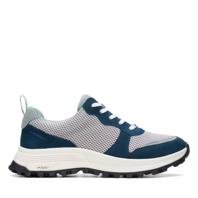 Clarks ATL Trek Free Waterproof Superge Ženske Bele Temno Modre | CLK867CEQ