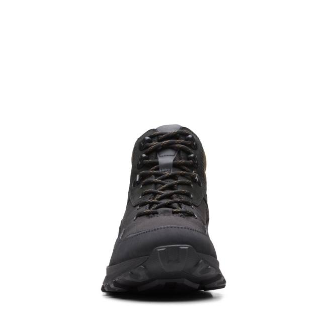 Clarks ATL Trek Hi GORE-TEX Gležnarji Moški Črne | CLK791FIC