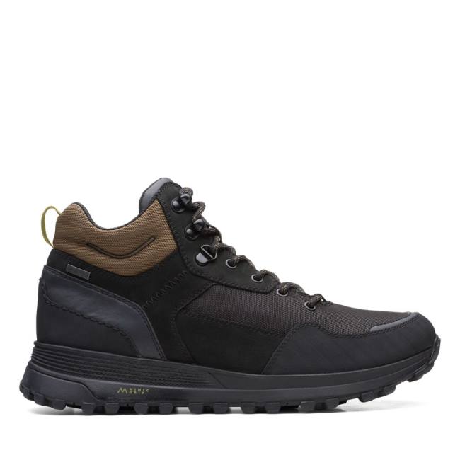 Clarks ATL Trek Hi GORE-TEX Gležnarji Moški Črne | CLK791FIC