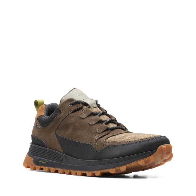 Clarks ATL Trek Lo GORE-TEX Superge Moški Temno Olivno Zelene | CLK056QED