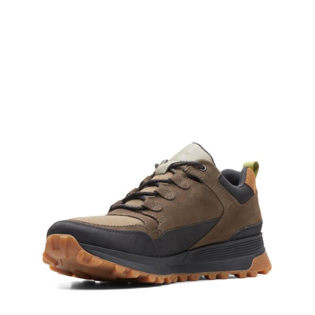 Clarks ATL Trek Lo GORE-TEX Superge Moški Temno Olivno Zelene | CLK056QED