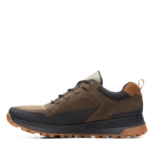 Clarks ATL Trek Lo GORE-TEX Superge Moški Temno Olivno Zelene | CLK056QED