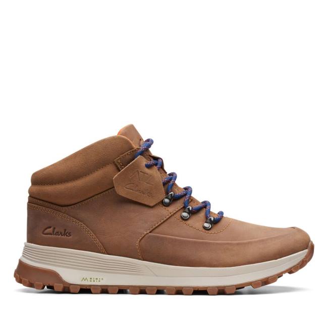 Clarks ATL Trek Mid Gležnarji Moški Rjave | CLK764JRF