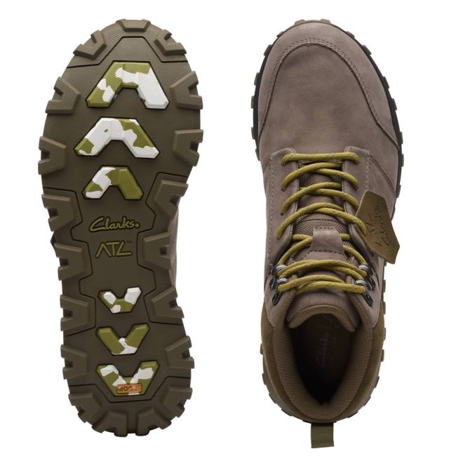 Clarks ATL Trek Up Waterproof Gležnarji Moški Rjave | CLK154NWR