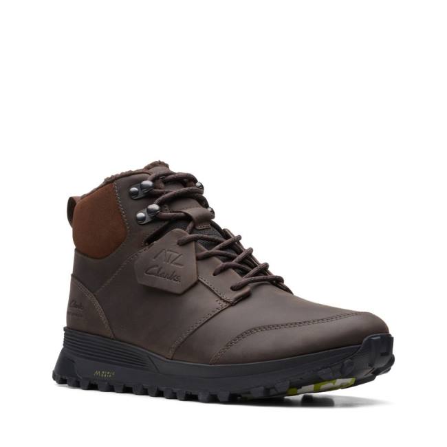 Clarks ATL Trek Up Waterproof Gležnarji Moški Rjave | CLK947PWM