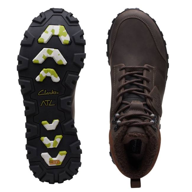 Clarks ATL Trek Up Waterproof Gležnarji Moški Rjave | CLK947PWM