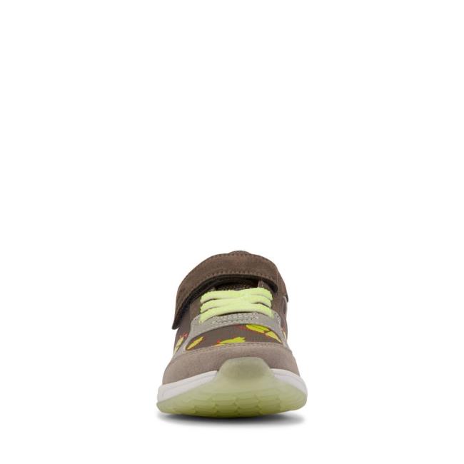 Clarks Aeon Glow Kid Modne Superge Dekleta Sive | CLK051EJI