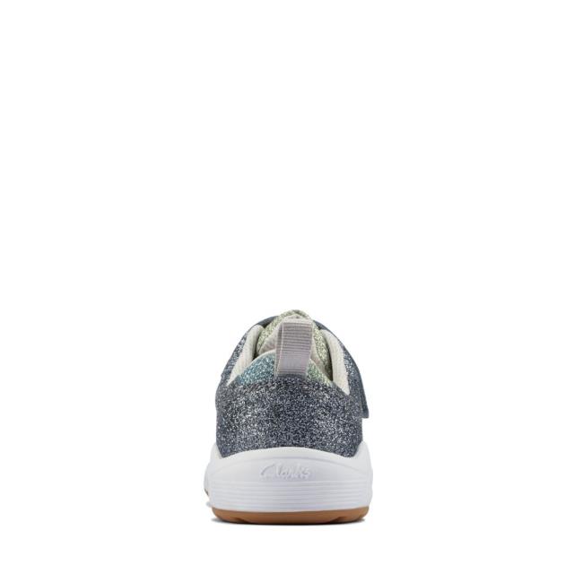 Clarks Aeon Sparkle Kid Modne Superge Dekleta Modre Sive | CLK631INQ