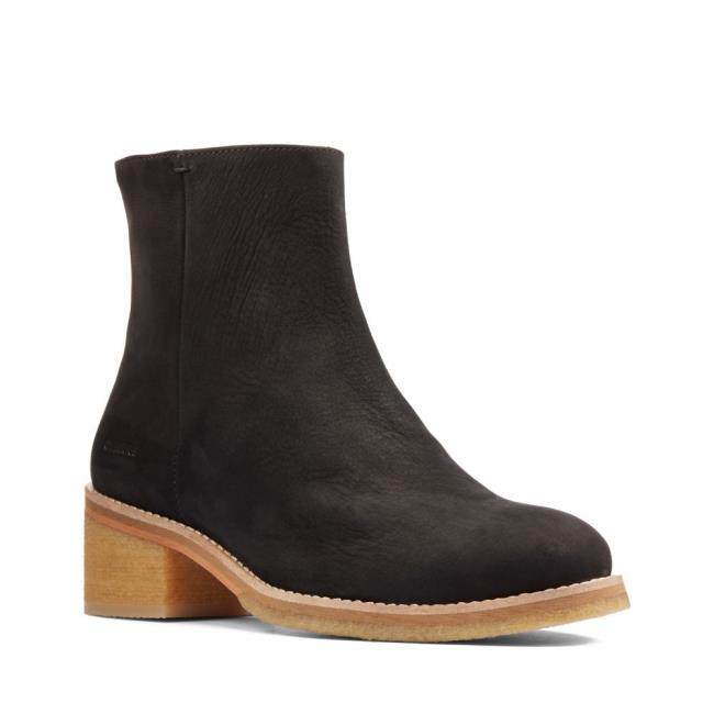 Clarks Amara Crepe Gležnarji Ženske Črne | CLK854CWH