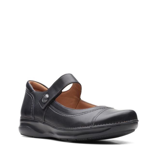 Clarks Appley Walk Ravni Čevlji Ženske Črne | CLK914WGB