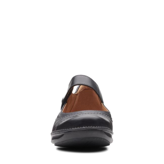 Clarks Appley Walk Ravni Čevlji Ženske Črne | CLK914WGB